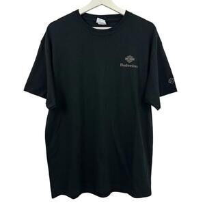 Harley Davidson Motorcycle Men’s Budweiser Black T-Shirt Size L